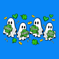 Clover Ghostie St.patrick's Day Zipper Hoodie | Teevron