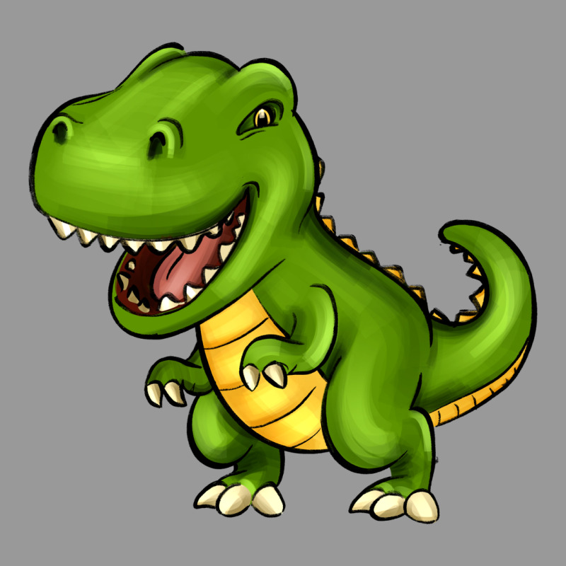 Cartoon T-rex Vintage Hoodie by HowdyJamesFarm | Teevron