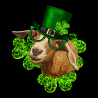 St. Patrick's Day Goat Clovers And Leprechaun Hat Heavy Core Tee | Teevron