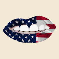 Lips American Flag Premium Tee | Teevron