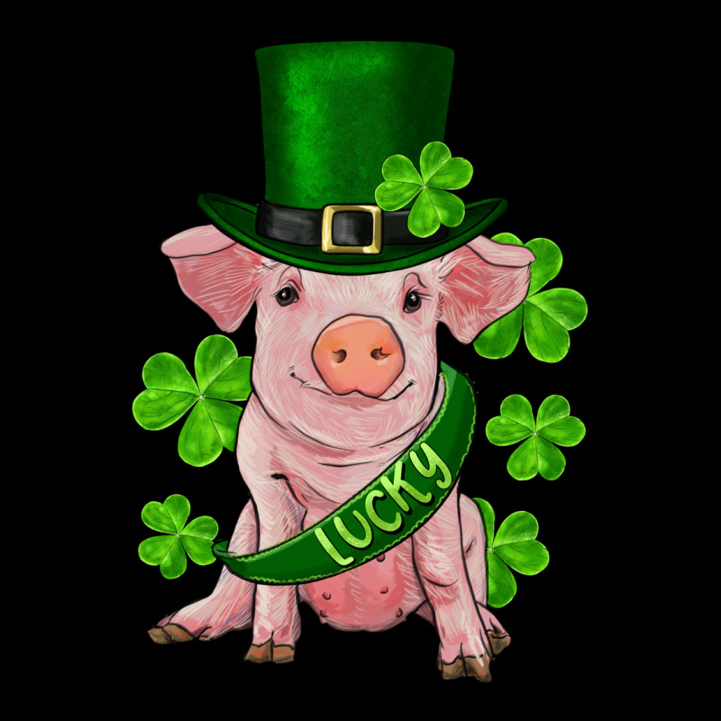 St. Patrick's Day Lucky Baby Pig Heavy Core Tee by RanaPortraitStore | Teevron