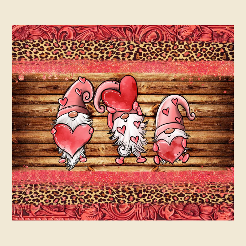 Valentines Day Gnomes Leopard Premium Tee by Jasminsmagicworld | Teevron