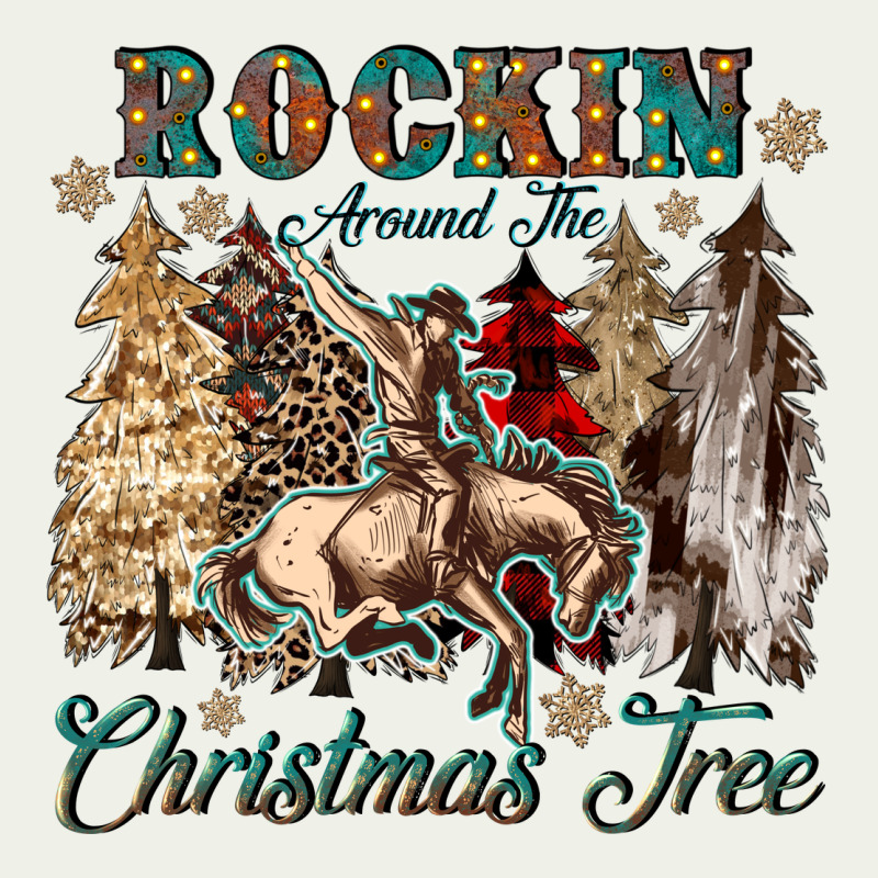 Rockin Around The Christmas Tree Urban Heavy Tee by CowGirlArtShop | Teevron