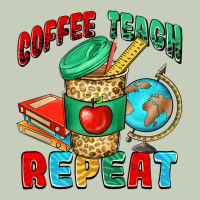 Coffee Teach Repeat Ladies Tee | Teevron
