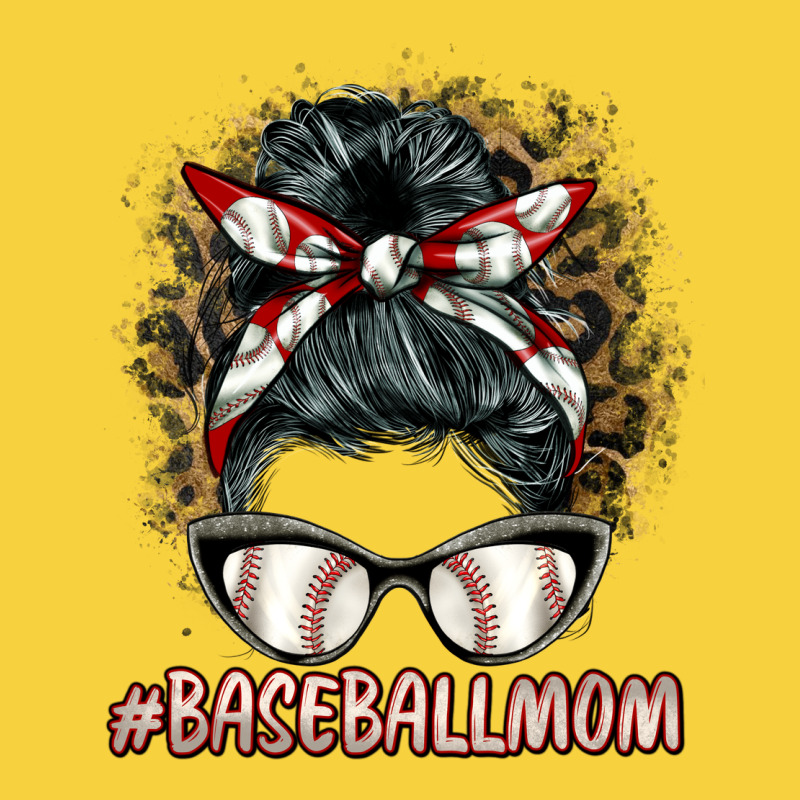Baseballmom Messy Bun Premium Sweatshirt by BarkalooDesign | Teevron