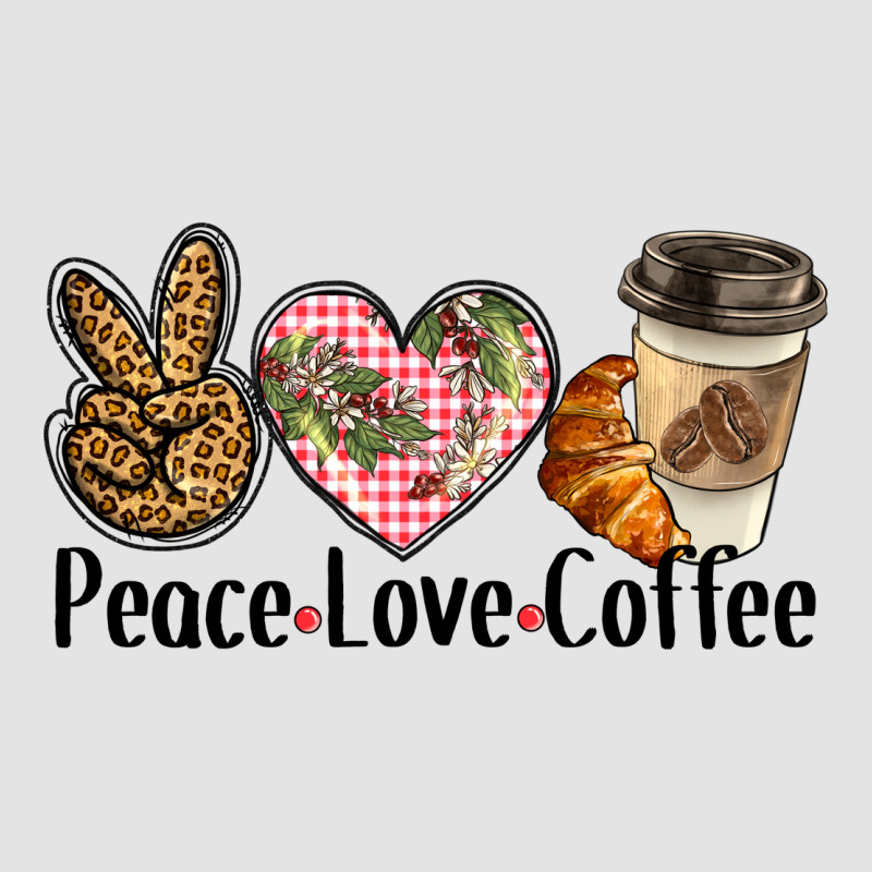 Peace Love Coffee Premium Sweatshirt by BarkalooDesign | Teevron
