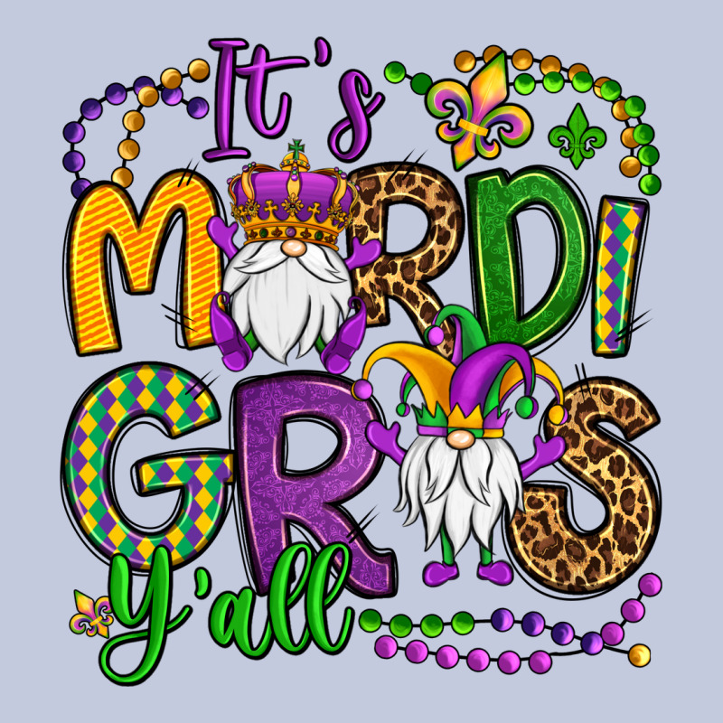 It's Mardi Gras Y'all Gnomes Long Sleeve Tee by OliviaCreatesArt | Teevron