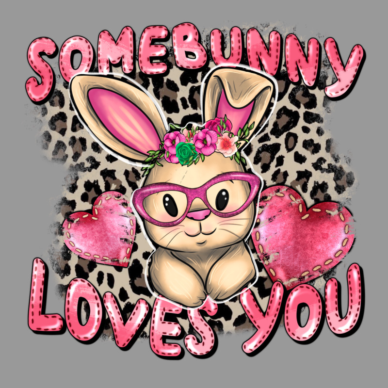 Somebunny Loves You Easter Day Vintage Hoodie by CowGirlArtShop | Teevron
