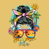 Summer Vibes Messy Bun Premium Sweatshirt | Teevron