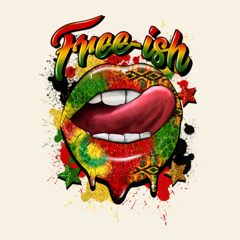 Free Ish Juneteenth Lips Vintage Tee by CowGirlArtShop | Teevron