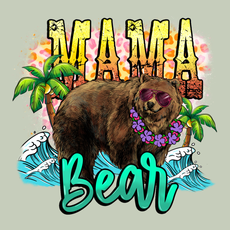 Mama Bear Summer Ladies Tee by NancyCooperArtShop | Teevron