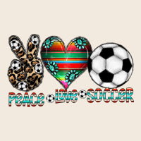 Peace Love Soccer Zipper Hoodie | Teevron