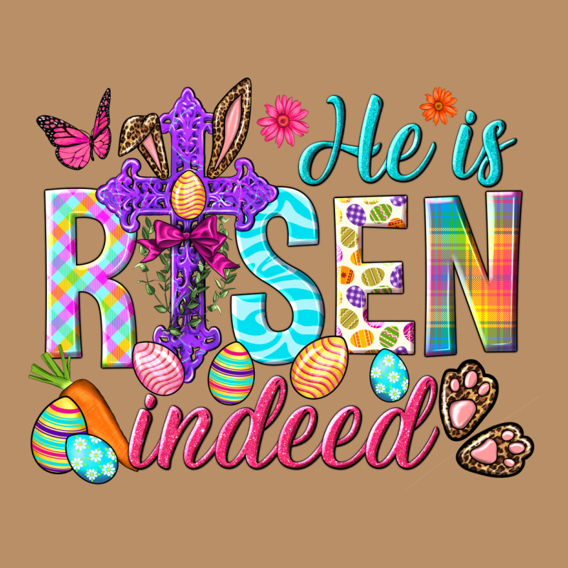 He Is Risen Indeed Happy Easter Day Vintage Hoodie by HowdyJamesFarm | Teevron