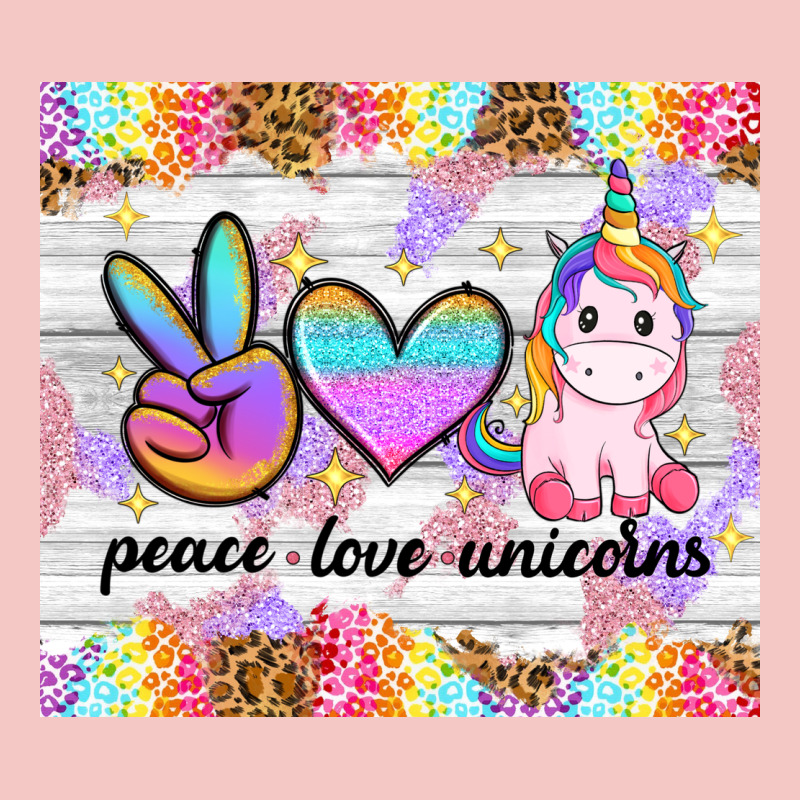 Peace Loeve Unicorns Urban Heavy Tee by CowGirlArtShop | Teevron