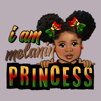 I Am Melanin Princess Black Peekaboo Vintage Tee | Teevron