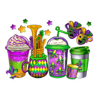 mardi gras coffee cups | Teevron