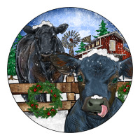 Black Angus Cattle and Calf Christmas | Teevron