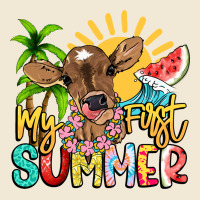 My First Summer Baby Cow Ladies Tee | Teevron