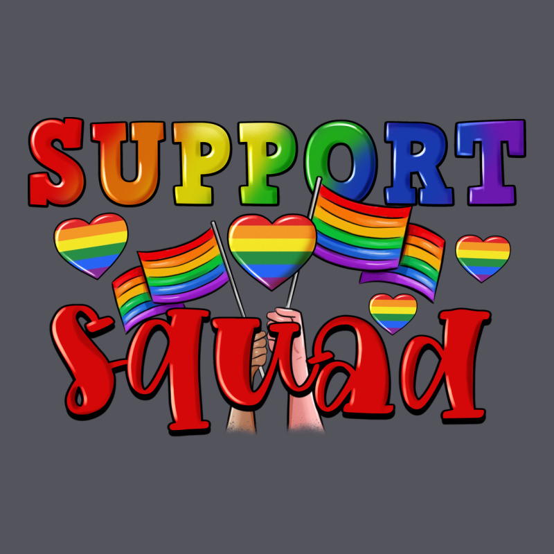 Support Squad Pride Vintage Hoodie by CowGirlArtShop | Teevron