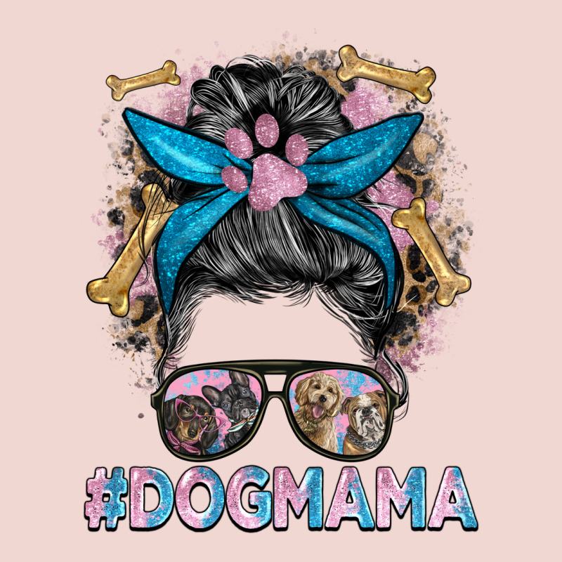 Dog Mama Messy Bun Premium Sweatshirt by BarkalooDesign | Teevron