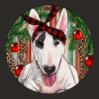 Christmas Bull Terrier Heavy Core Tee | Teevron