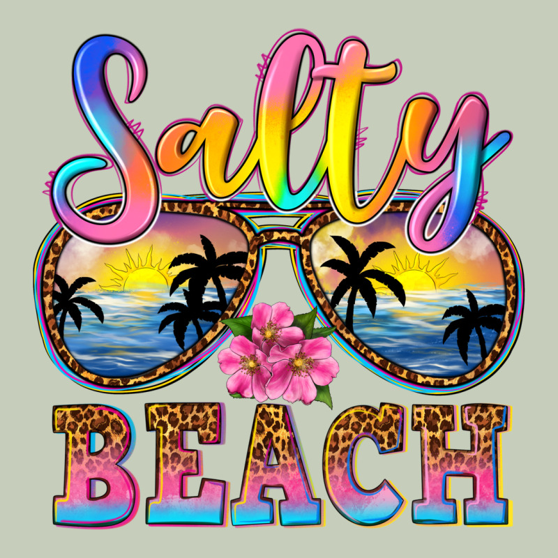 Salty Beach Ladies Tee by NancyCooperArtShop | Teevron