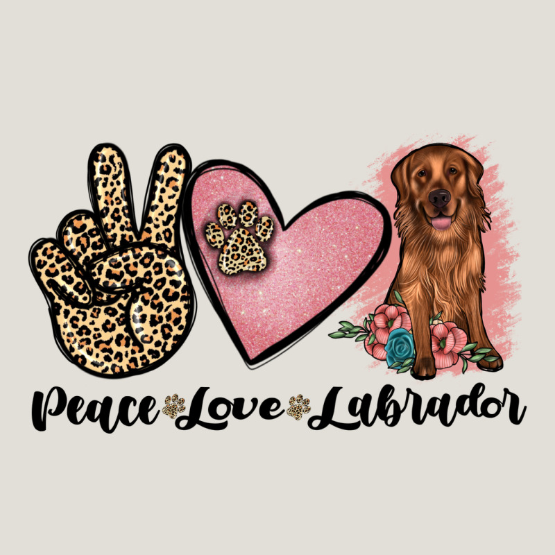 Peace Love Labrador Heavy Core Tee by JahusDesignShop | Teevron