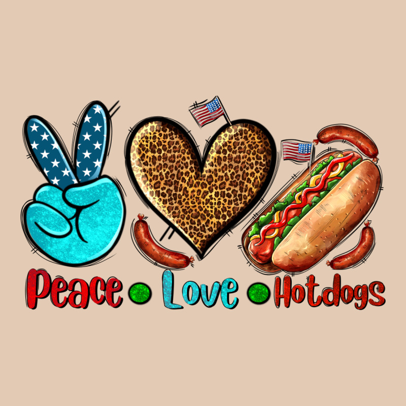 Peace Love Hotdogs Urban Hoodie by AdoDesignShop | Teevron