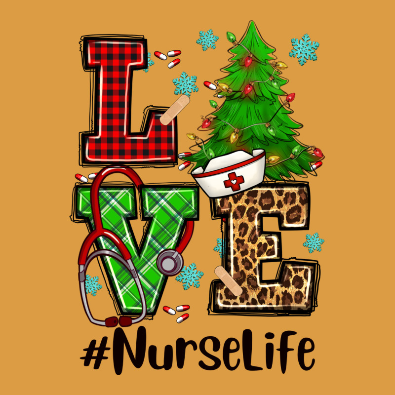 Love Nurse Life Christmas Urban Heavy Tee by CowGirlArtShop | Teevron