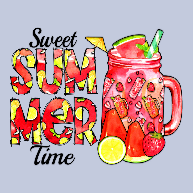 Sweet Summer Time Waterolor Long Sleeve Tee by CowCowDesign | Teevron