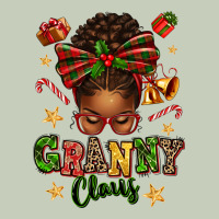 Granny Claus Afro Messy Bun Classic Tee | Teevron