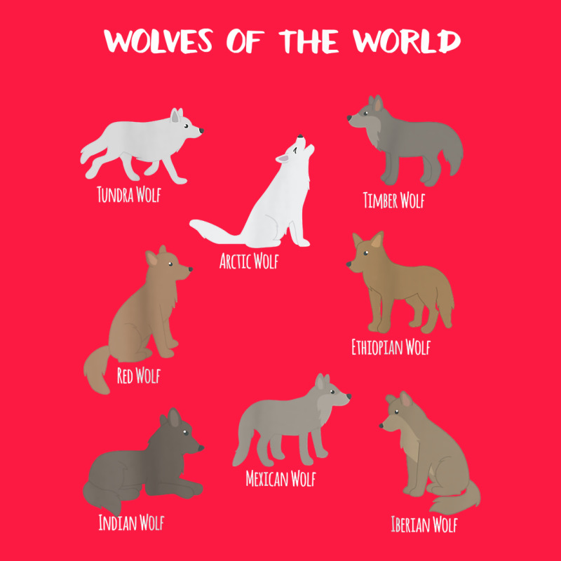 Wolves Of The World Educational Wolf Gift Zipper Hoodie by trangStudio | Teevron