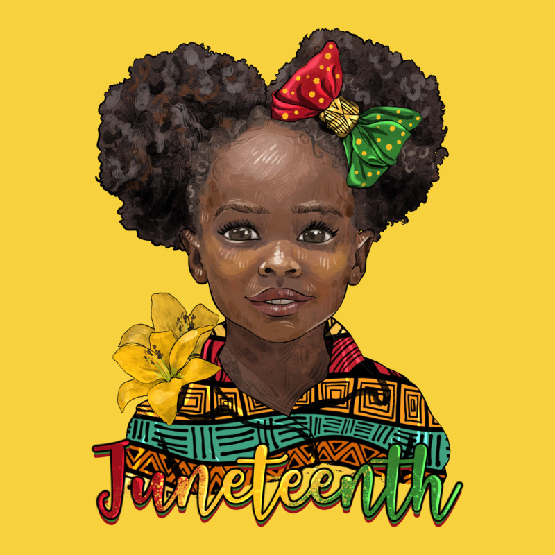 Juneteenth African Girl Premium Sweatshirt by BarkalooDesign | Teevron