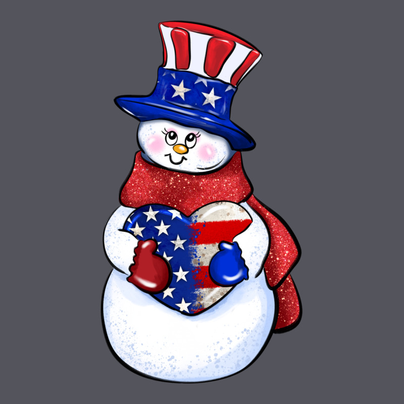Patriotic Snowman 4th Of July Vintage Hoodie by HowdyJamesFarm | Teevron