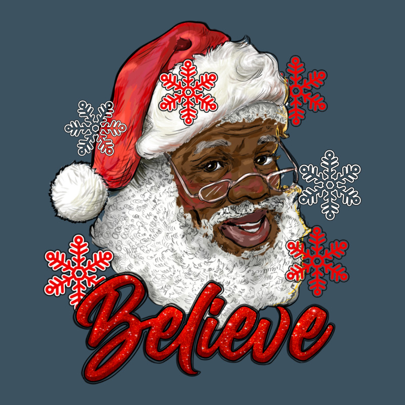 African American Santa Believe Urban Heavy Tee by RanaPortraitStore | Teevron
