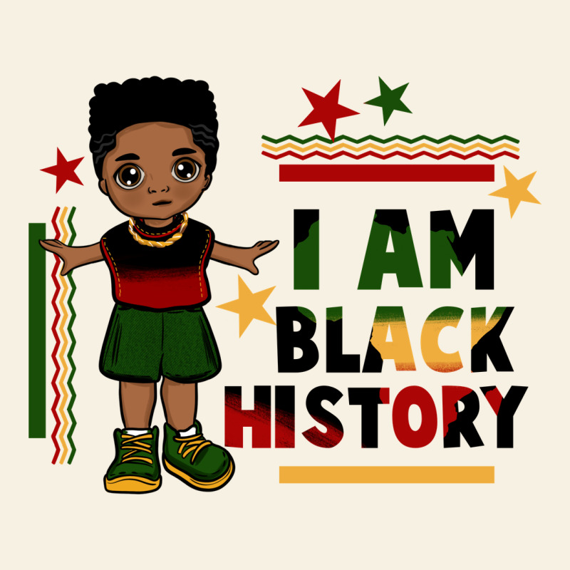 I Am Black History Black Boy  Juneteenth Vintage Tee by CowGirlArtShop | Teevron