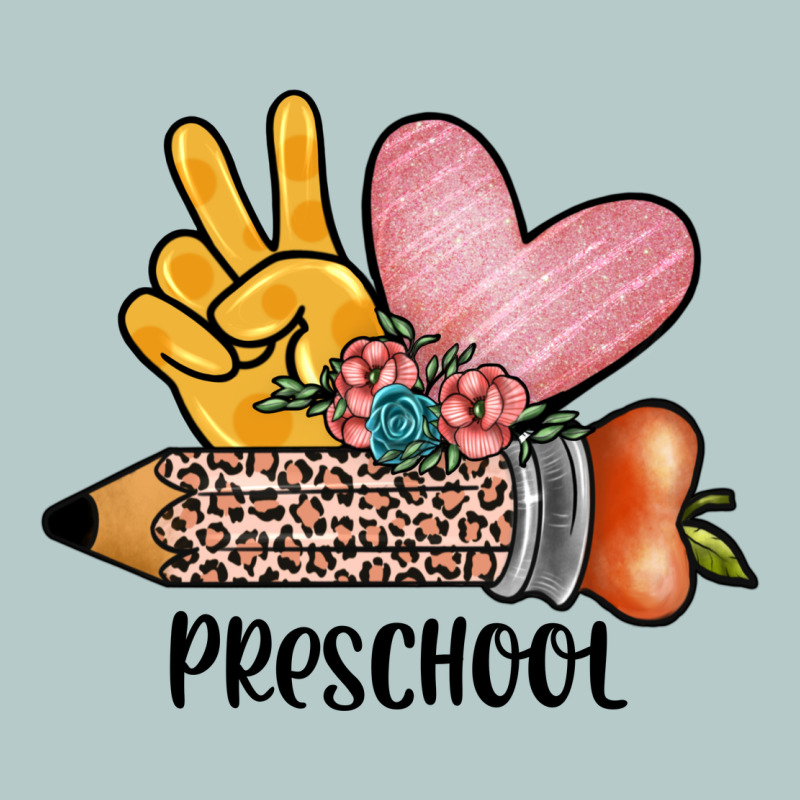 Peace Love Preschool Heavy Core Tee by JahusDesignShop | Teevron