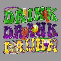 Drink Drank Drunk Mardi Gras Vintage Hoodie | Teevron