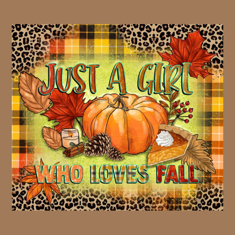 Just A Girl Who Loves Fall Classic Tee by NancyCooperArtShop | Teevron