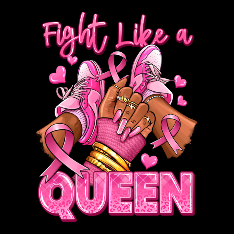 Survivor Queen Breast Cancer Afro Girl Sneakers Heavy Core Tee by RanaPortraitStore | Teevron
