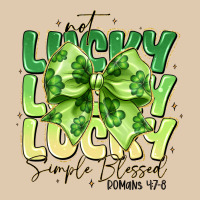 Not Lucky Simply Blessed Heavyweight Sweatshirt | Teevron
