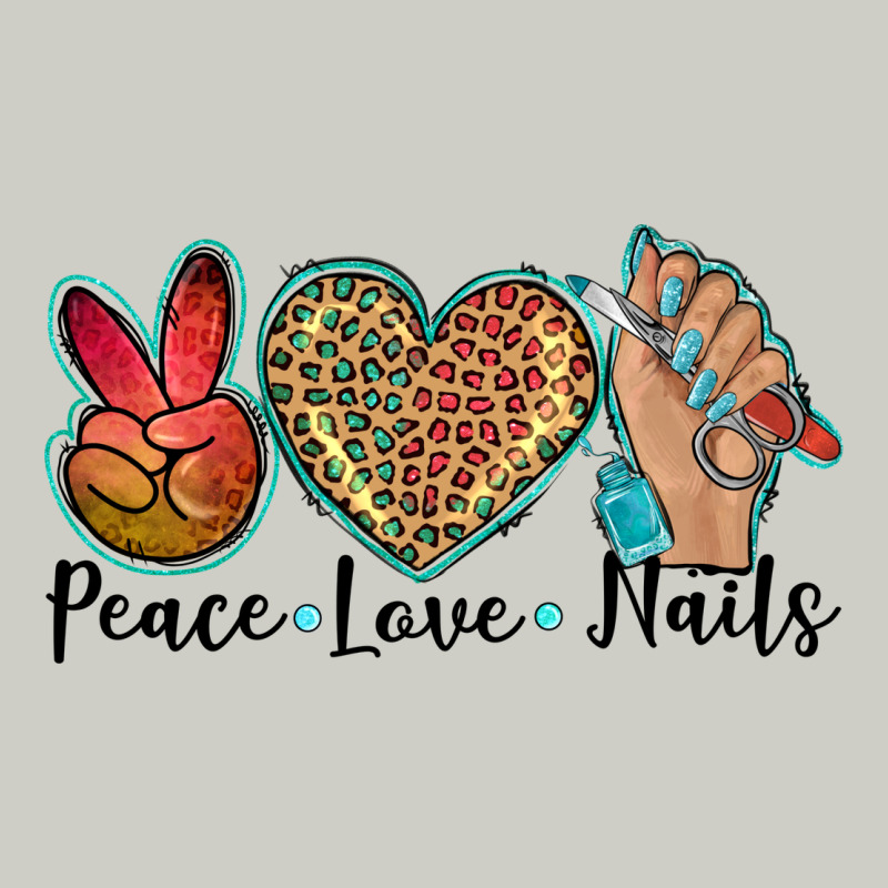 Peace Love Nails Heavyweight Hoodie by BarkalooDesign | Teevron