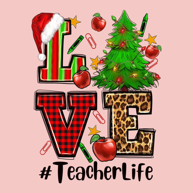 Love Teacher Life Christmas Urban Heavy Tee by CowGirlArtShop | Teevron