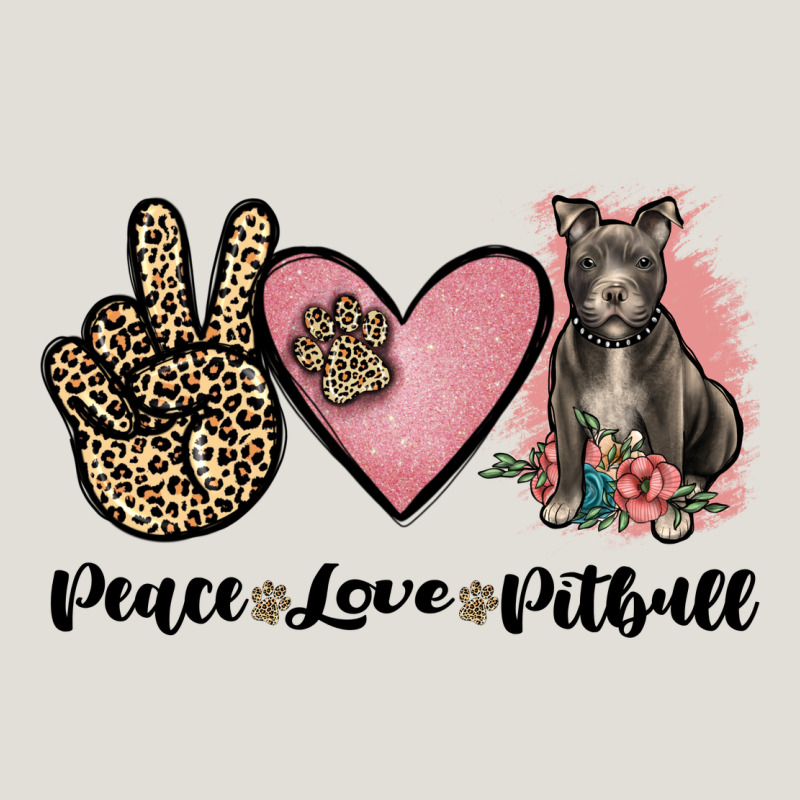 Peace Love Pitbull Heavy Core Tee by JahusDesignShop | Teevron