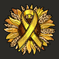 Child Cancer Awareness Sunflower Heavy Core Tee | Teevron
