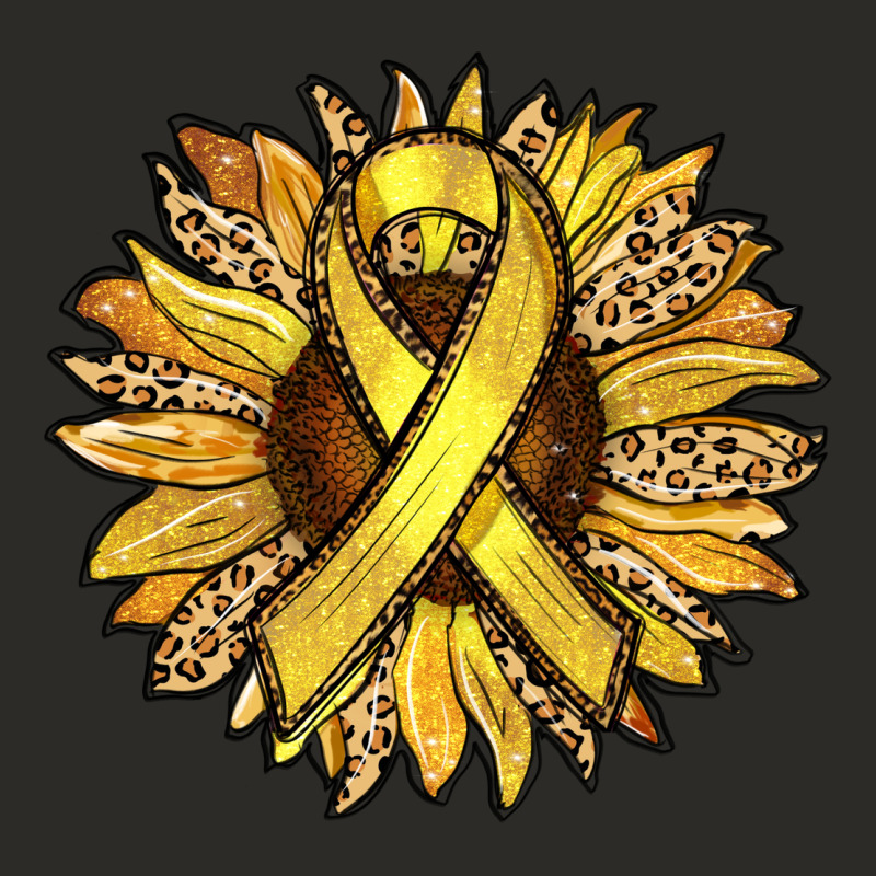 Child Cancer Awareness Sunflower Heavy Core Tee by RanaPortraitStore | Teevron