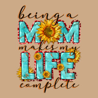 Being A Mom Makes My Life Complete Mother's Day Vintage Hoodie | Teevron