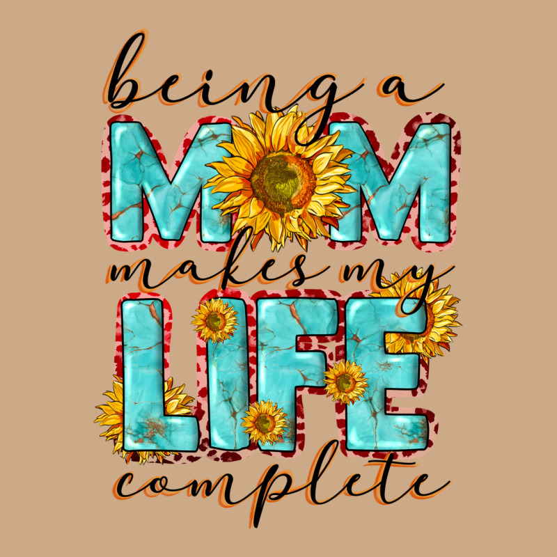 Being A Mom Makes My Life Complete Mother's Day Vintage Hoodie by CowGirlArtShop | Teevron
