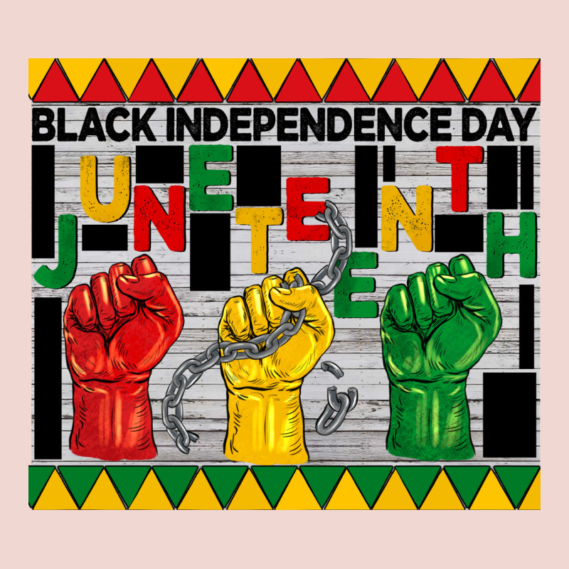 Black Independence Day Juneteenth Tumbler Premium Sweatshirt by BarkalooDesign | Teevron