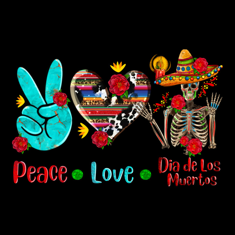 Peace Love Dia De Los Muertos Urban Hoodie by AdoDesignShop | Teevron